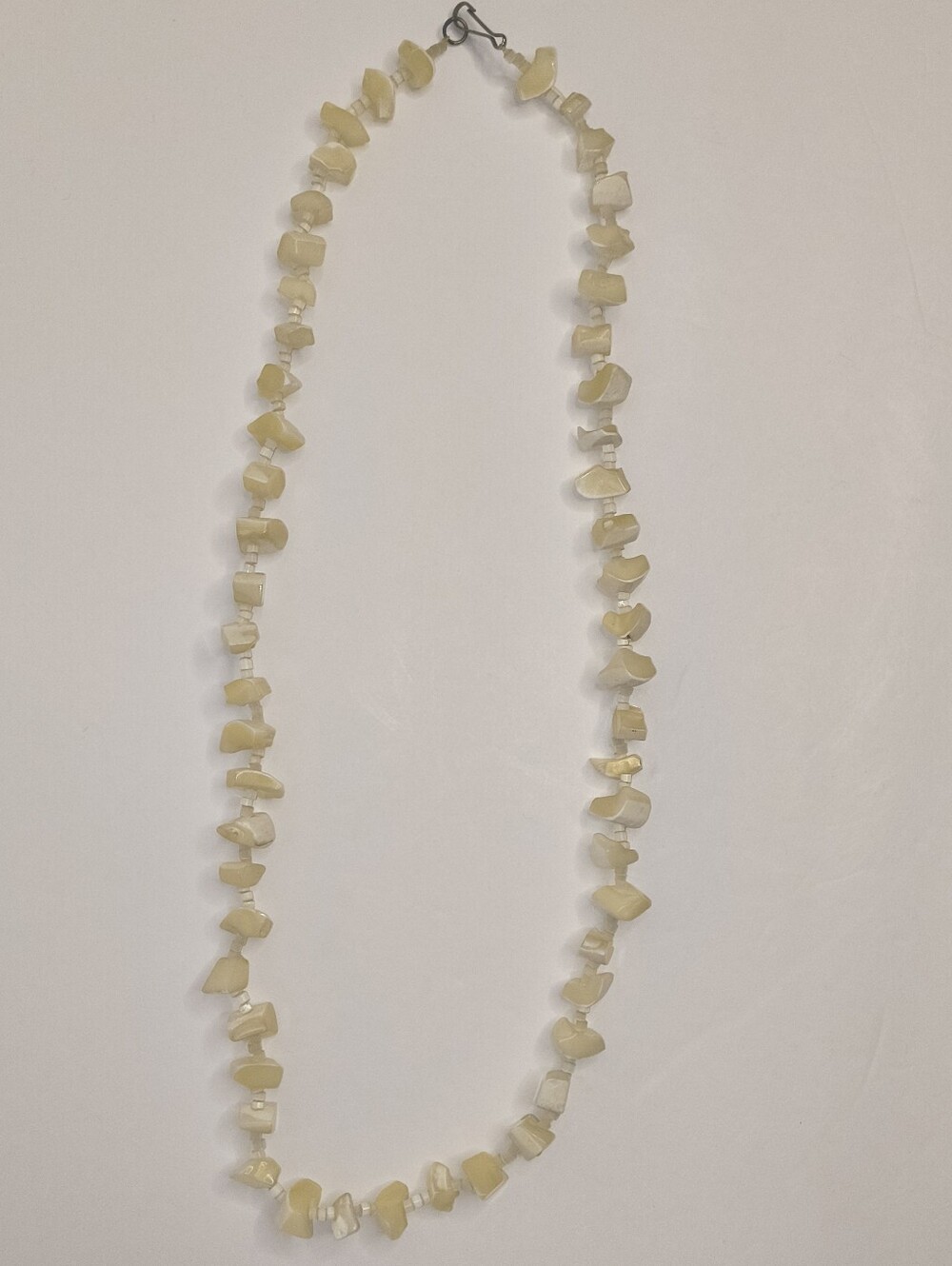 Cream Shell Chip Strand Necklace - Picture 2 of 8